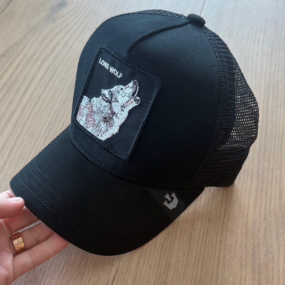 Lone Wolf Goorin Bros. Black Mesh Cap - Picture 2 of 8